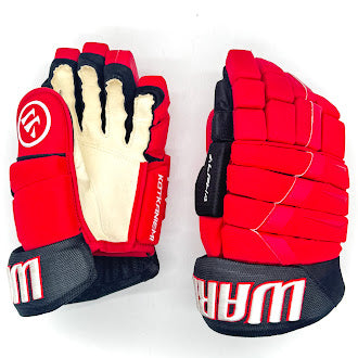 Warrior Alpha LX Pro - Gant Pro Stock d'occasion de la LNH - Jesperi Kotkaniemi (Rouge/Noir)